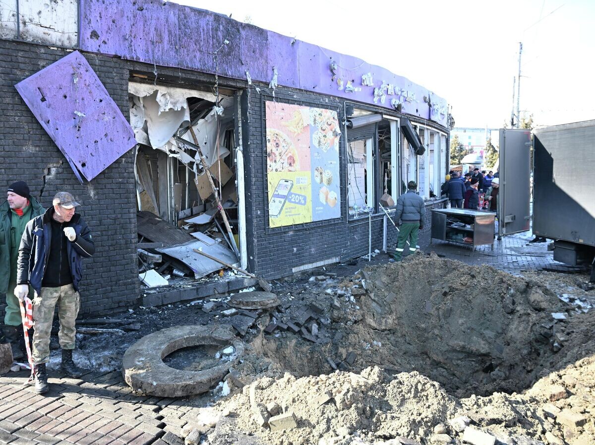    Последствия ракетного удара ВСУ по Брянску | © РИА Новости / Максим Блинов