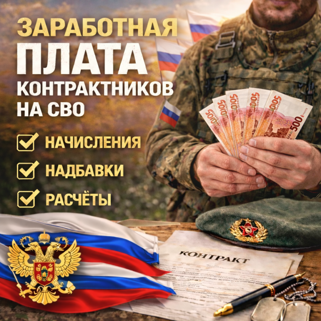 Зарплата контрактника на СВО: структура дохода и как посчитать выплаты