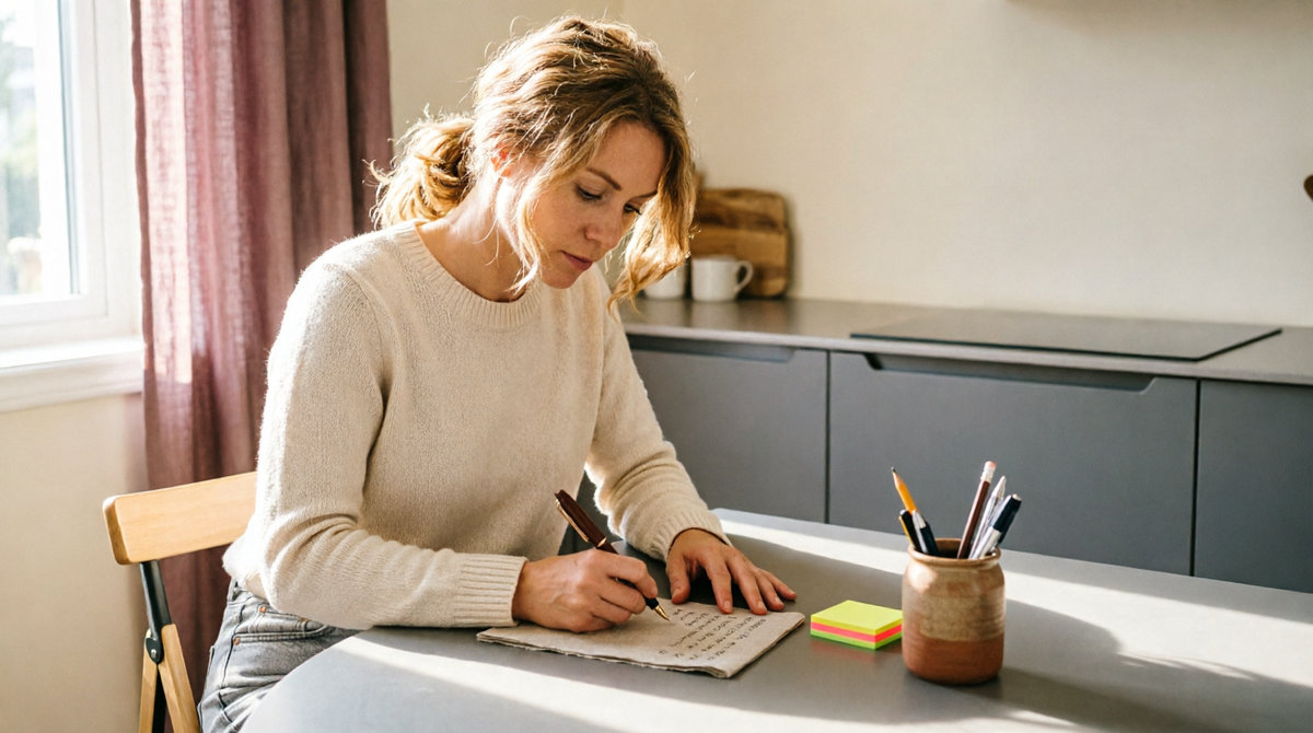 Вроде записала всё, что нужно купить на неделю...)