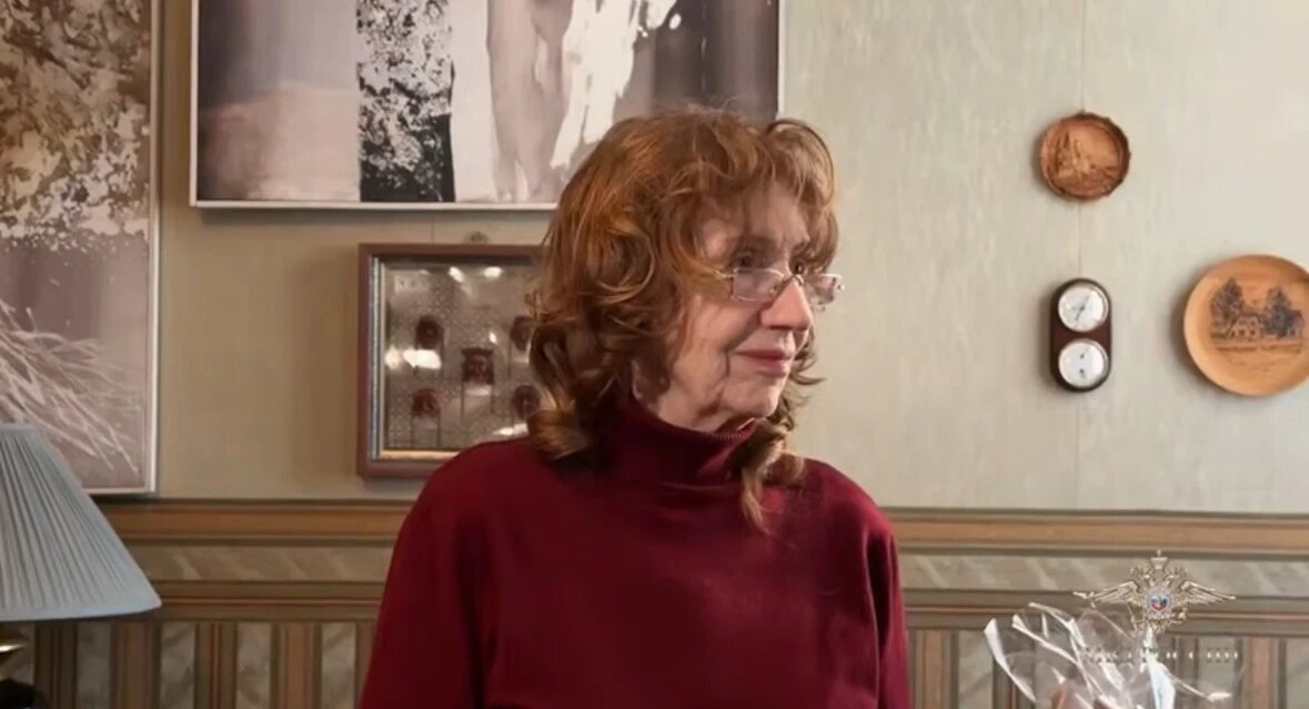    Фото: скриншот видео официального представителя МВД РФ Ирины Волк