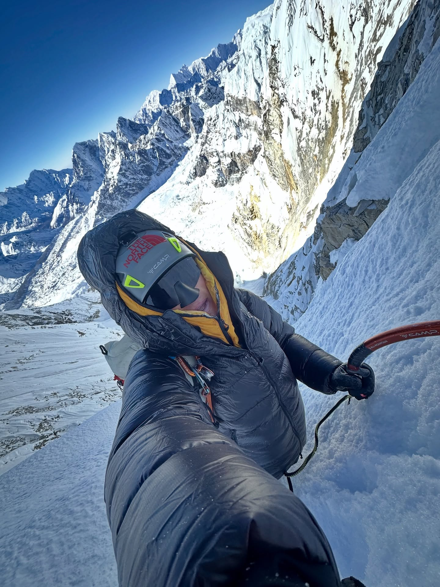 Люсьен Бокансо на Кхангри Шар, октябрь, 2025 года. Фото: Lucien Boucansaud