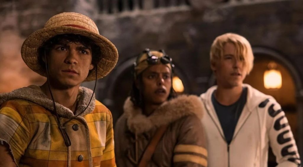 Фото: кадр из сериала «Ван-Пис», реж. Эмма Салливан, Джозеф Кубота Владыка, Лукас Эттлин и др, Netflix