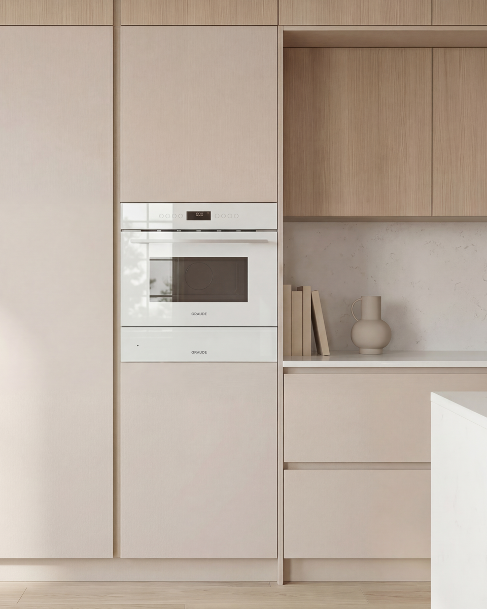 Компактный духовой шкаф с СВЧ и грилем GRAUDE PREMIUM BWG 45.0 W