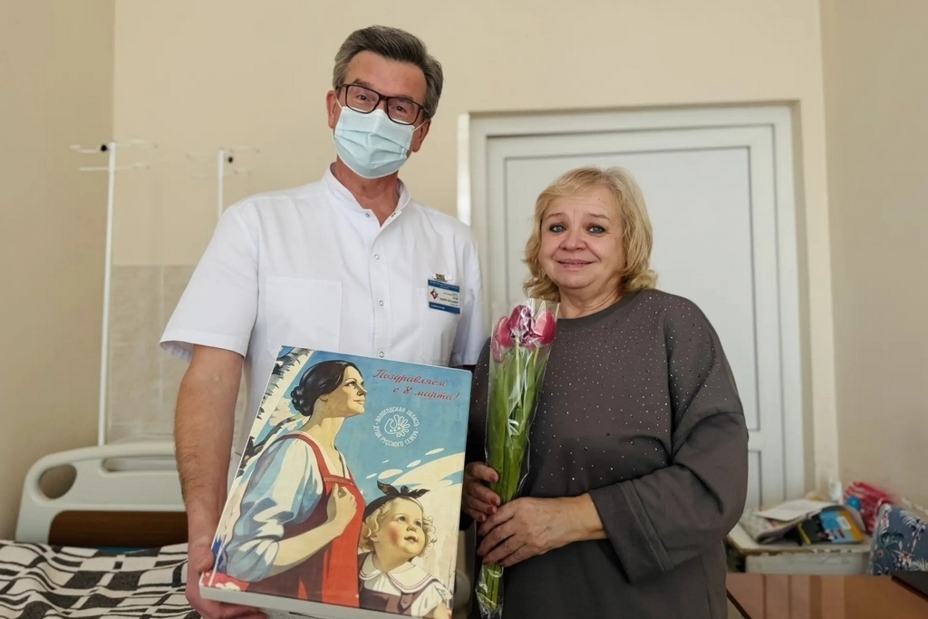    Любовь Карпенко лежит в стационаре облбольницы на Данилова