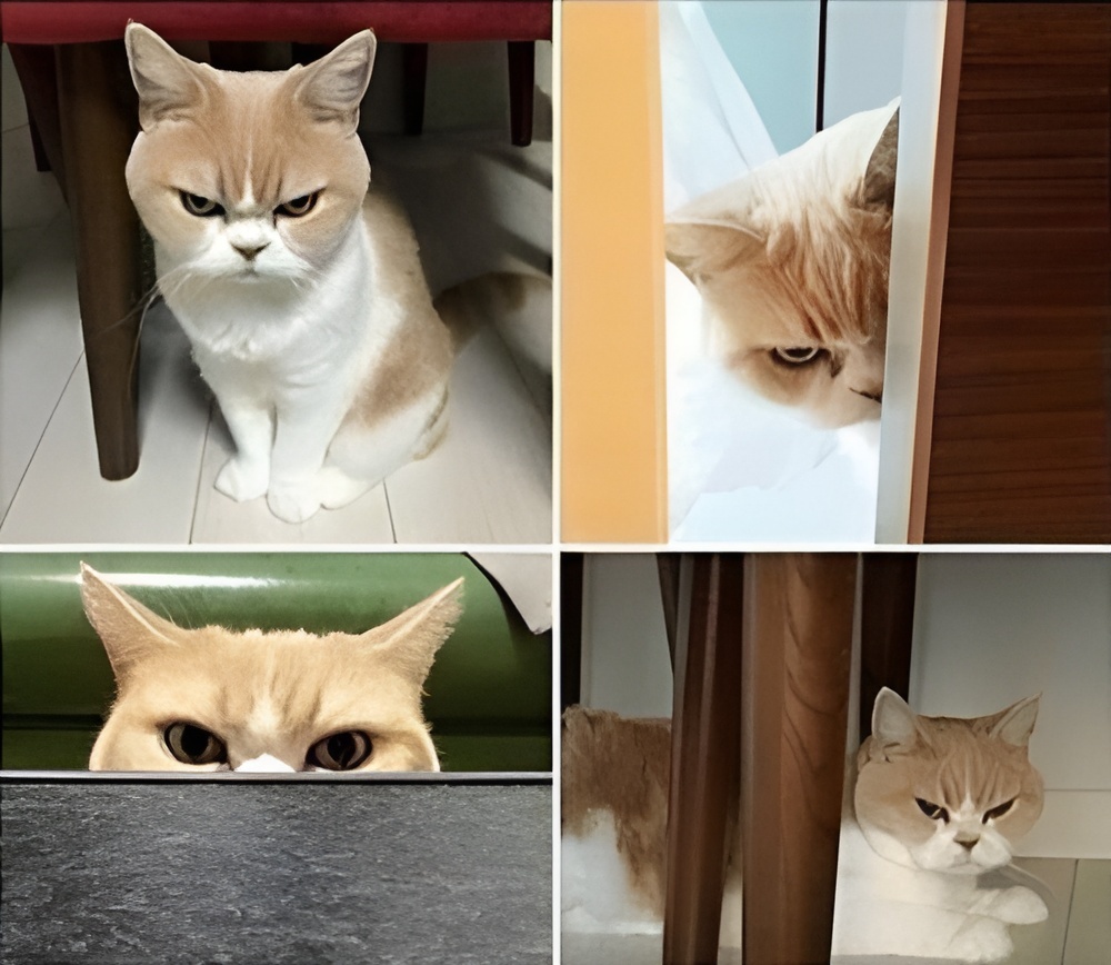 Мое лицо по утрам, до первой чашки кофе. Или до первой миски корма.