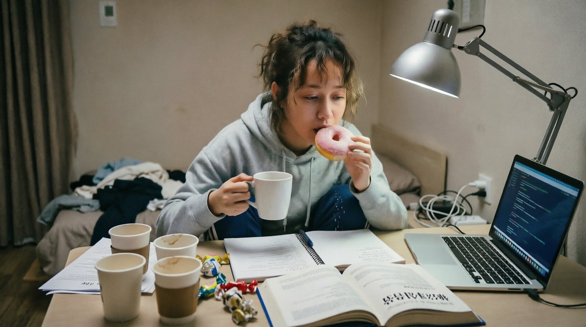 Недосып и заедание сладким стресс и тревогу