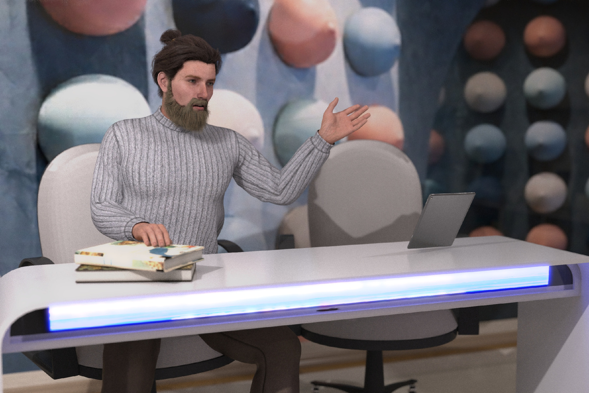 — А где ещё книги?