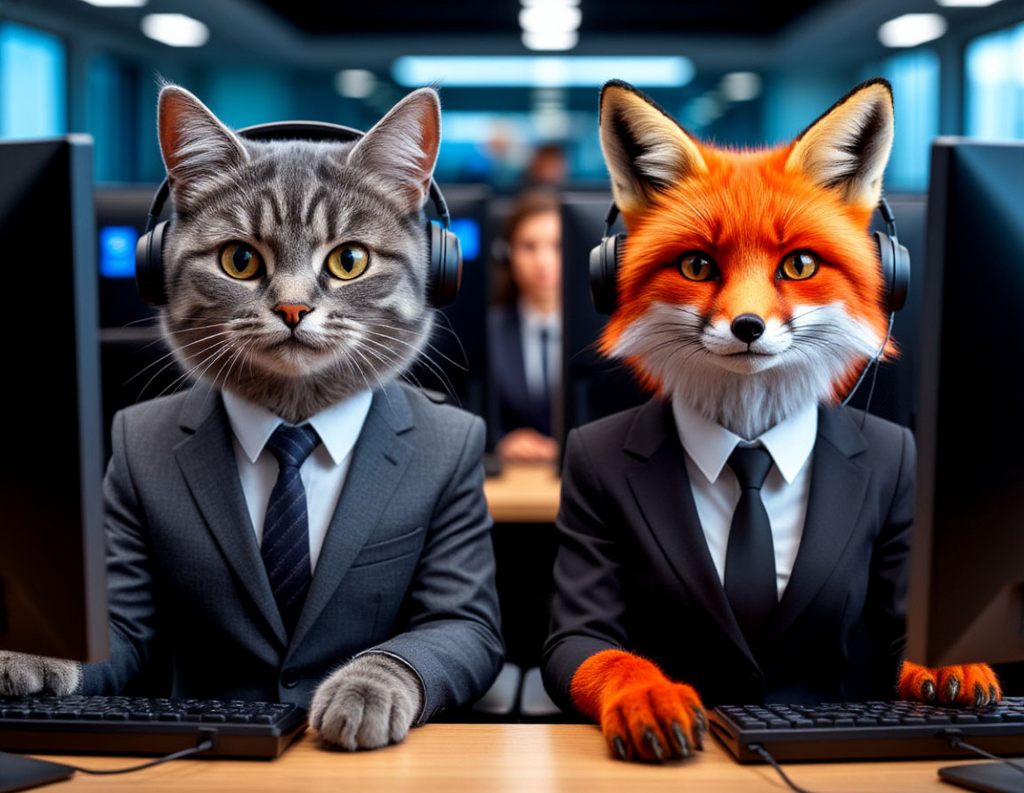 Узнаёте? Лиса Алиса и кот Базилио. XXI век.