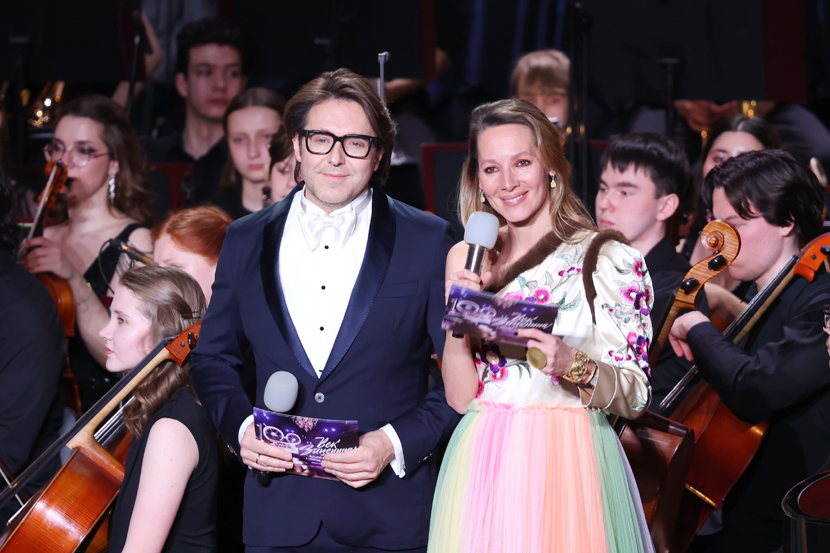 Андрей Малахов и Дарья Златопольская. Фото: телеканал «Россия»