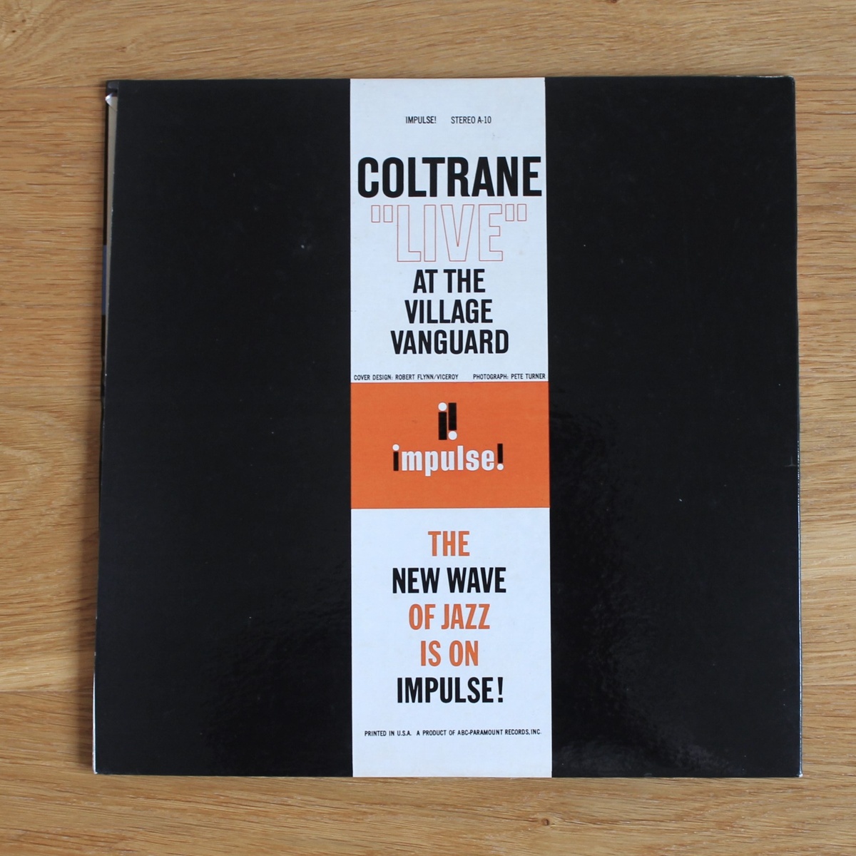 Конверт Coltrane "Live" at the Village Vanguard