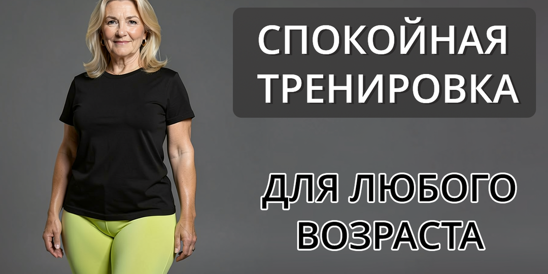 🌿 Спокойная тренировка без стресса: 10 упражнений стоя для любого возраста