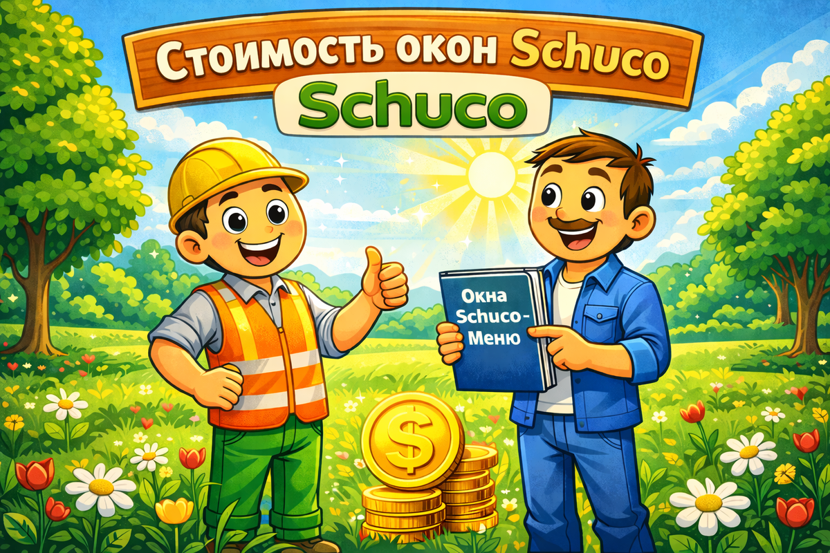 Стоимость алюминиевых окон Schuco
