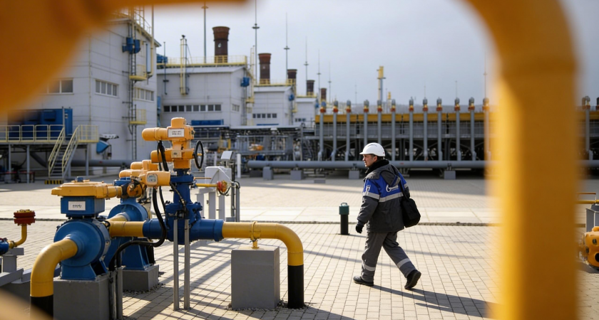    Компрессорная станция | © РИА Новости / Виталий Тимкив