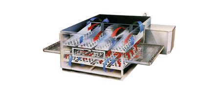 Технология Impinger - принудительная циркуляция воздуха в камере через сопла над конвейером и под конвейером