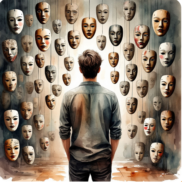 Ощущение потери себя среди ролей