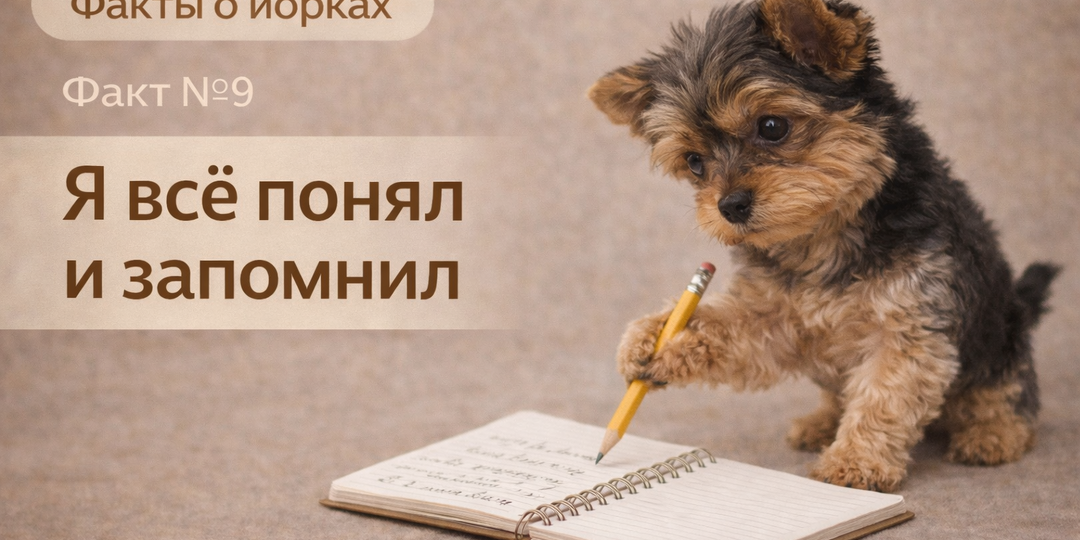 Факты о йорках: 5 вещей, которые йорк понимает быстрее человека