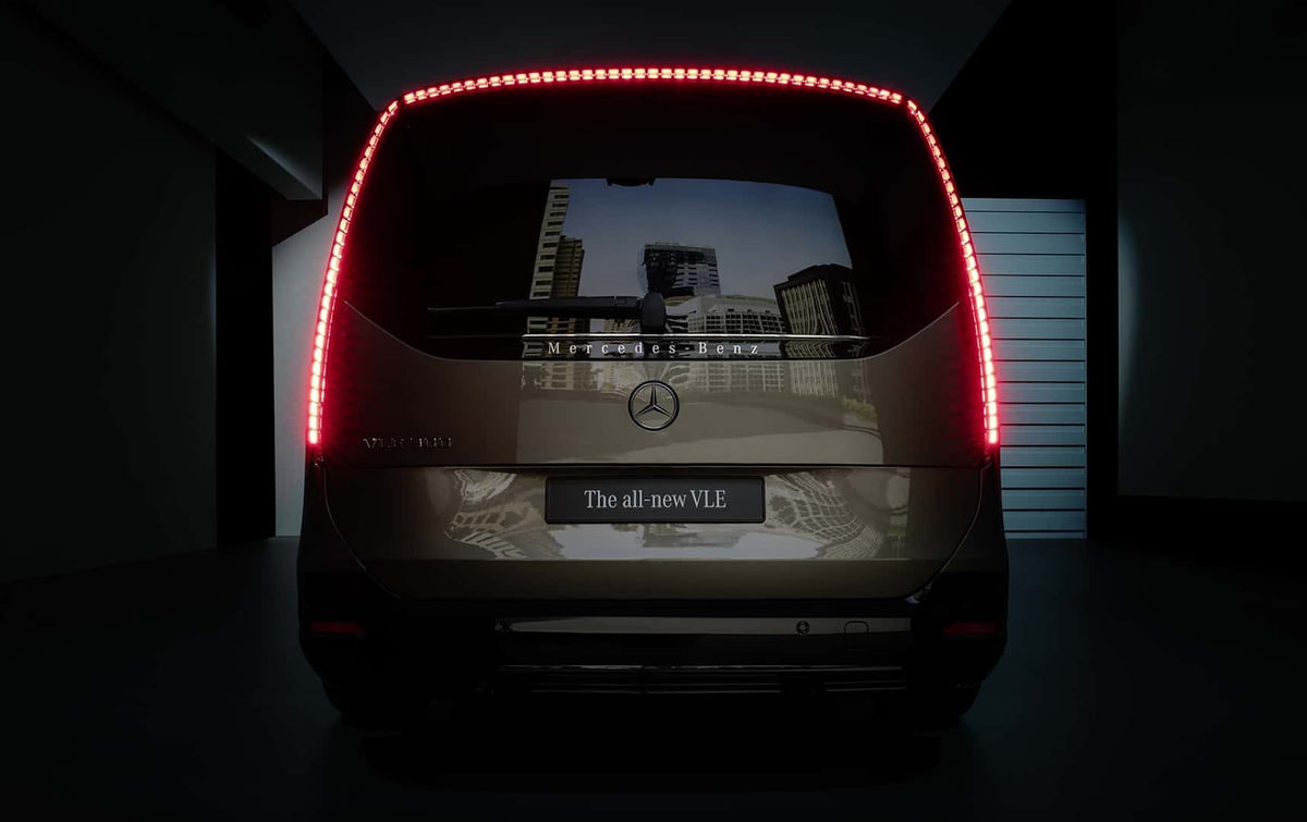 Дизайн задней части Mercedes-Benz VLE