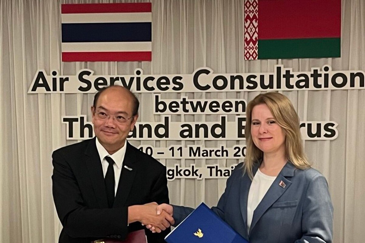  Авиационные администрации Беларуси и Таиланда подписали меморандум о взаимопонимании. © Минтранс, Telegram