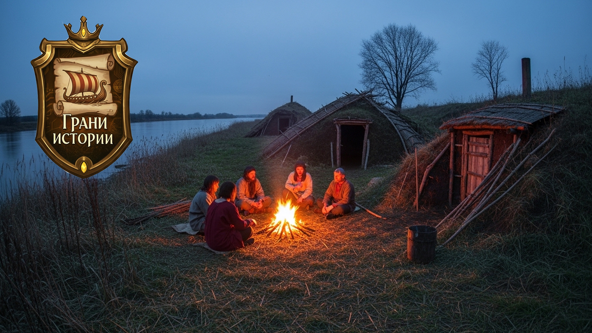 Славяне часто вечером могли собраться у костра и поболтать о насущном