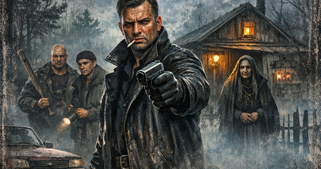 Бандиты приехали выбить дань с лесной знахарки, но получили предупреждение, на которое не обратили внимания, а зря... (часть 1)