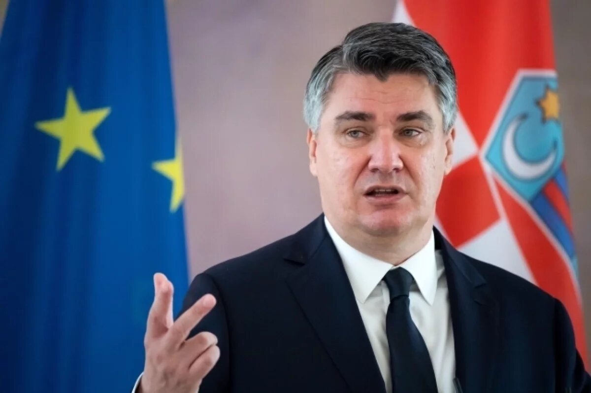    Президент Хорватии Миланович назвал ЕС «стаей домашних кошек»
