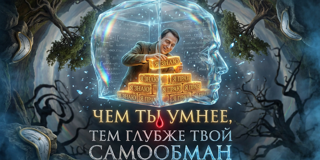 Чем ты умнее, тем глубже твой самообман. Почему IQ не спасает от идиотских решений? УЗНАЙ!