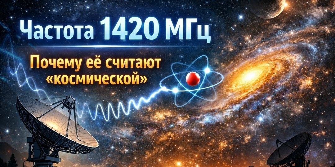 Самый известный радиосигнал во Вселенной. Что такое линия водорода