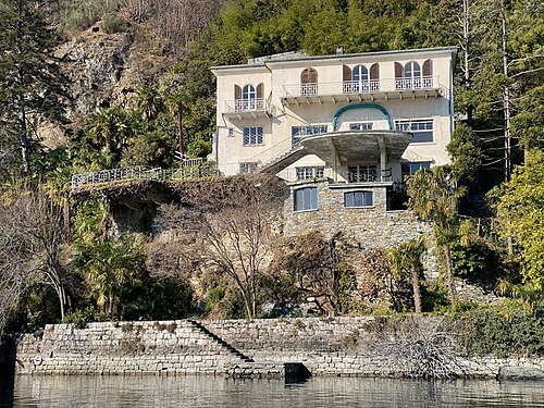 Вилла Монте Табор на озере Маджоре в Порто Ронко, кантон Тичино, любимое место Ремарка на этой Земле