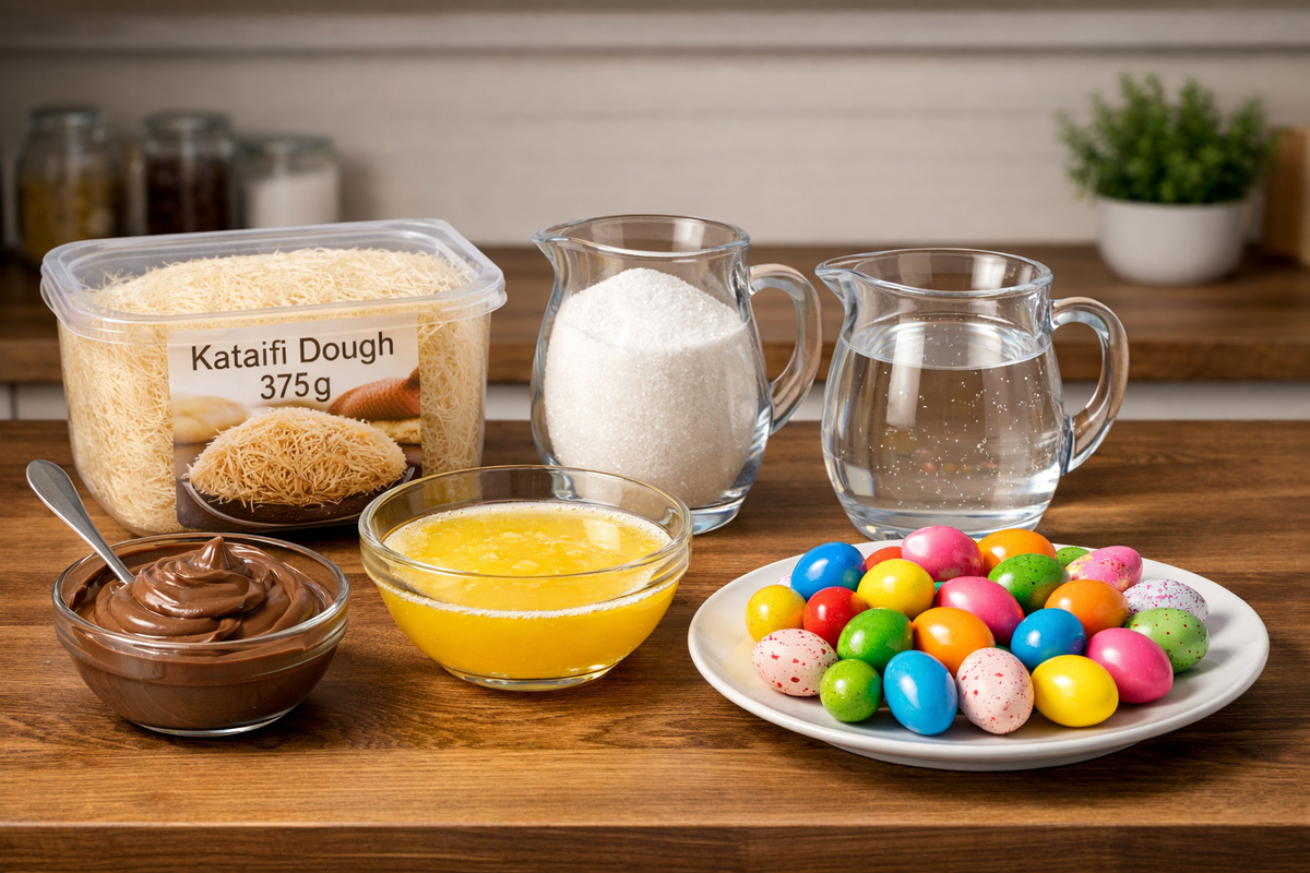 Сладкие пасхальные гнезда