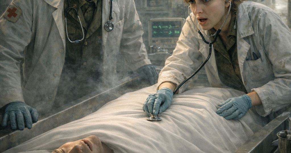 – Начинаем, – скомандовал Бушмарин, и его голос обрёл ту стальную уверенность, которая вселяла спокойствие в бригаду медиков. – Скальпель