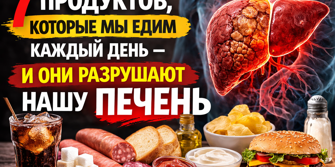 7 продуктов которые мы едим каждый день, незаметно разрушающие нашу печень
