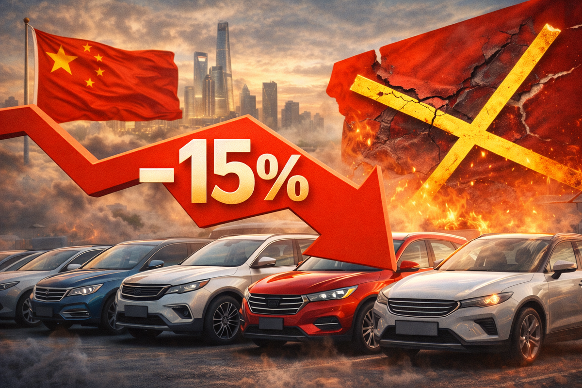 Продажи автомобилей в Китае обвалились на 15% после отмены субсидий
