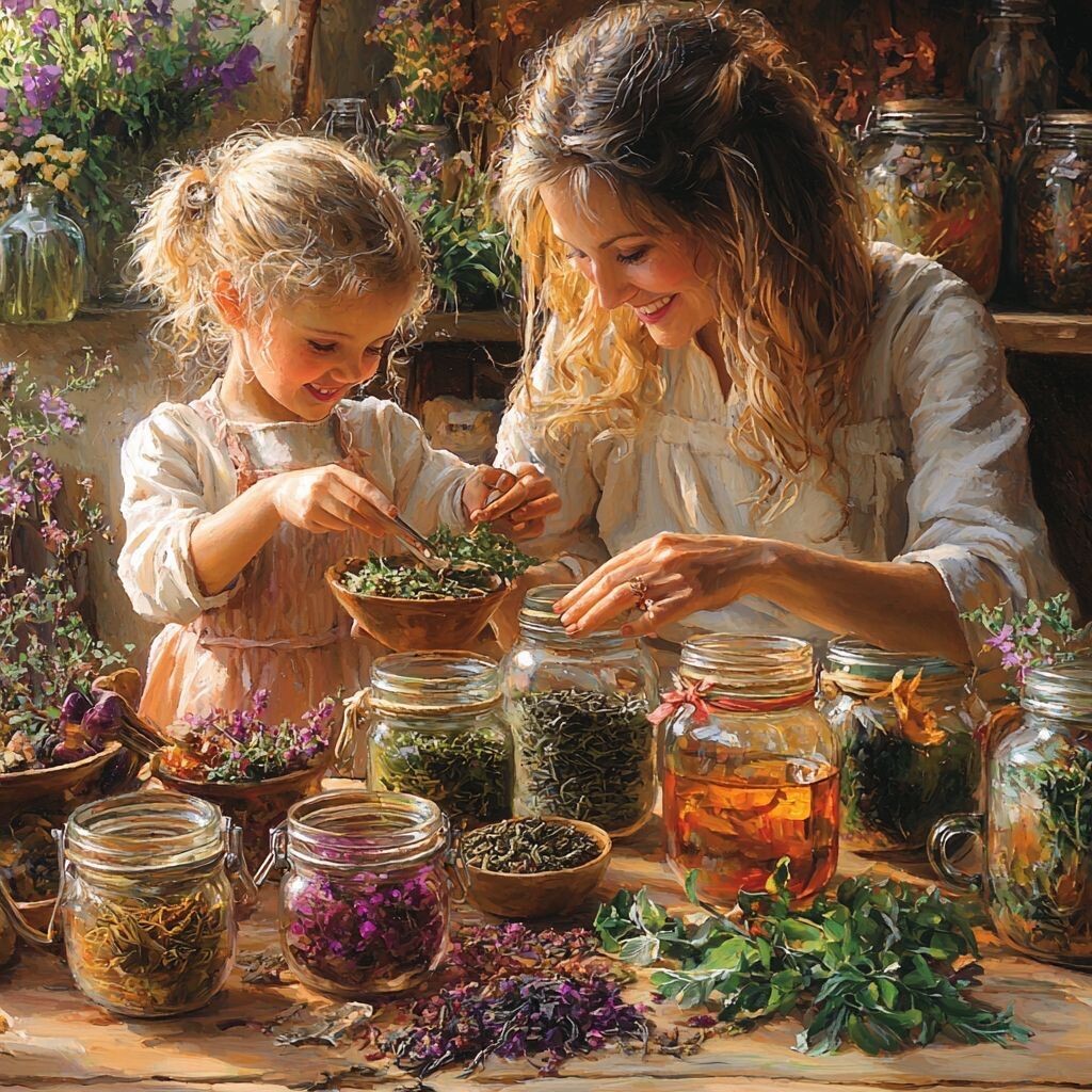 помню с мамой часто собирали чабрец,мама называла его чбогородской травкой,и добавляли его в чайные сборы.