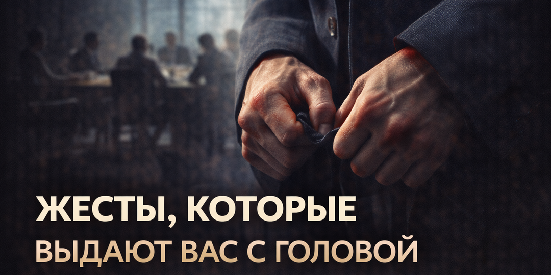 Язык тела: как жесты выдают ваше волнение (и почему это мешает доверию)