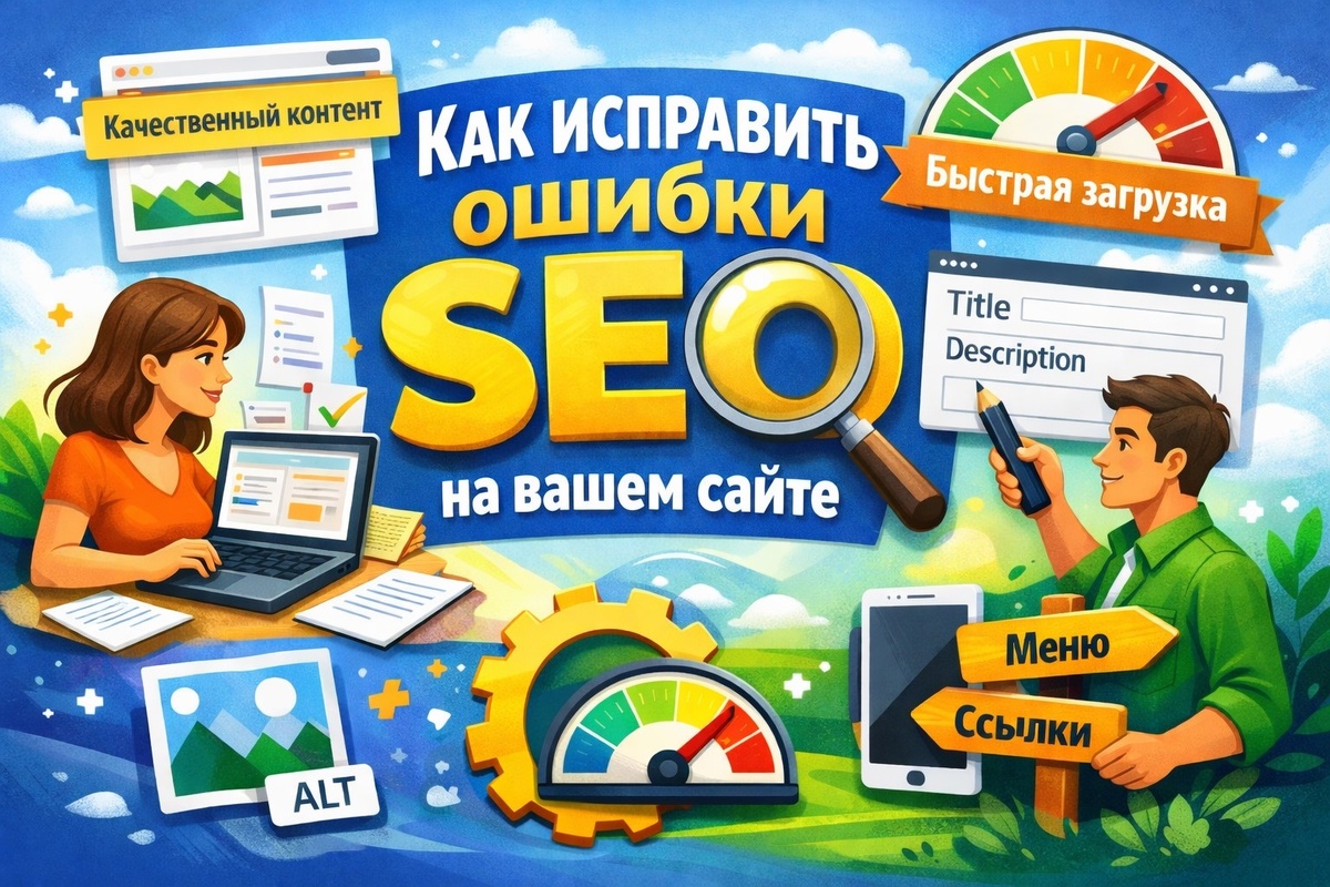 Как исправить ошибки SEO на вашем сайте, не углубляясь в техничку 