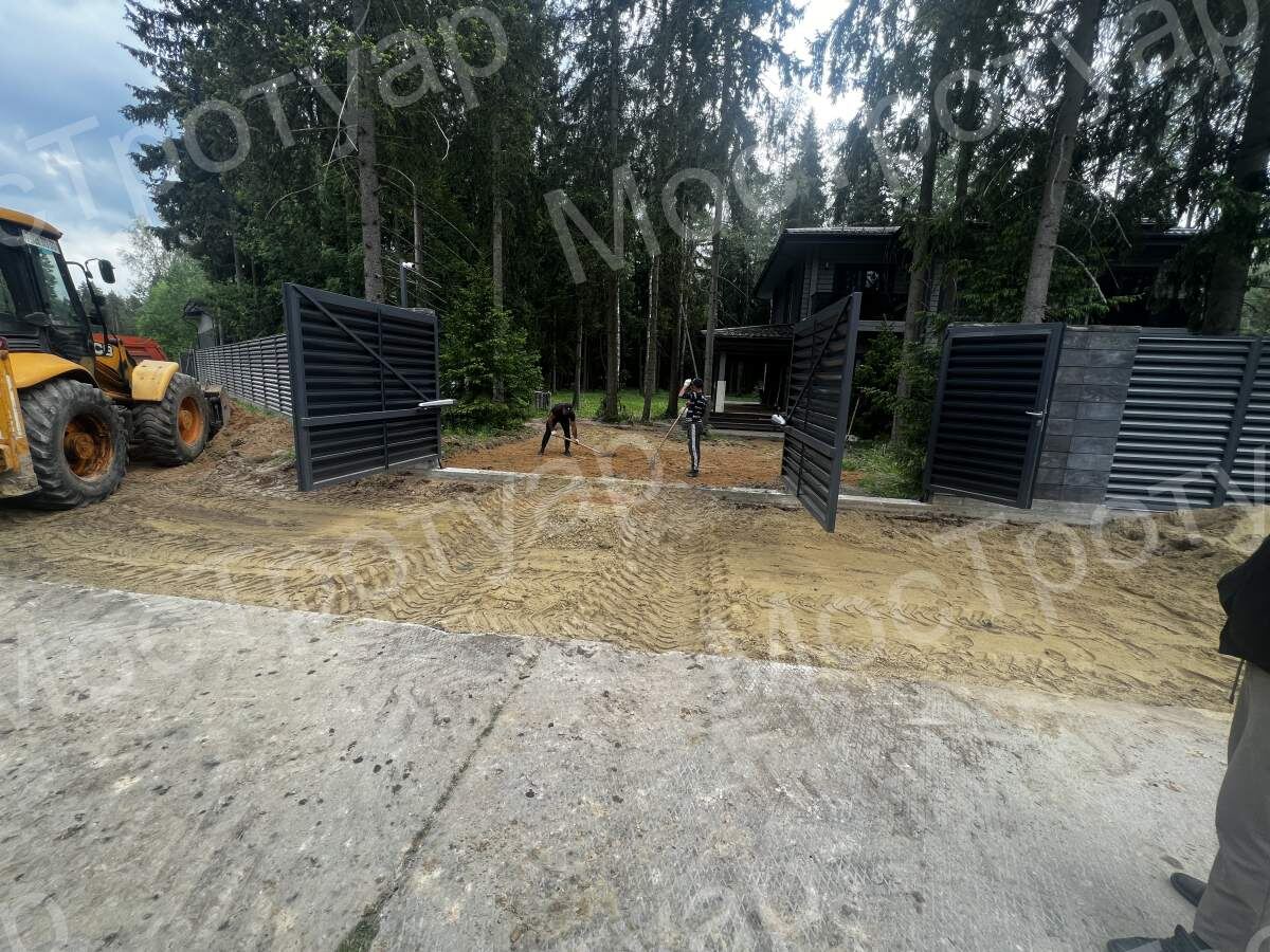 После выемка грунта