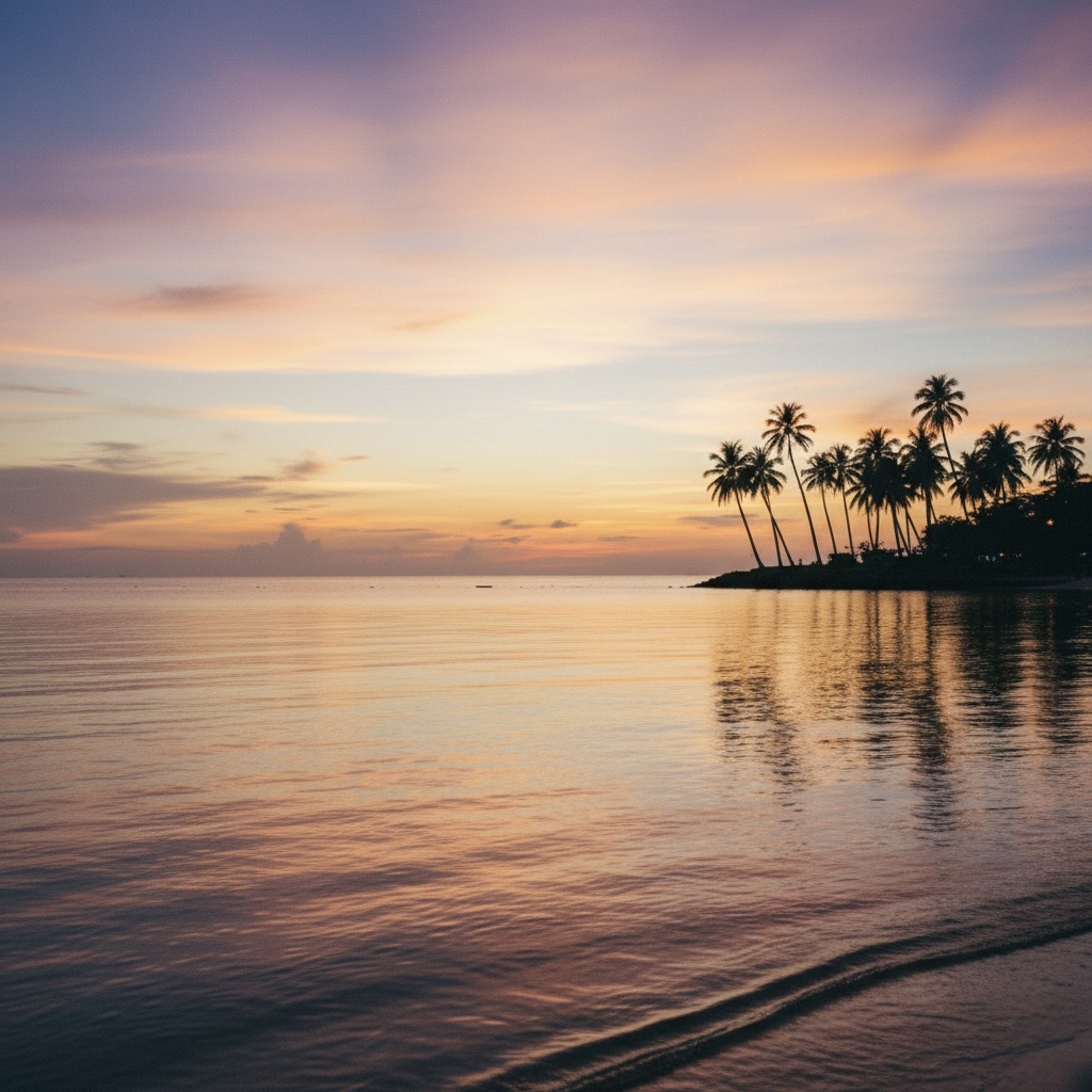 Закат над морем — тот самый момент спокойствия