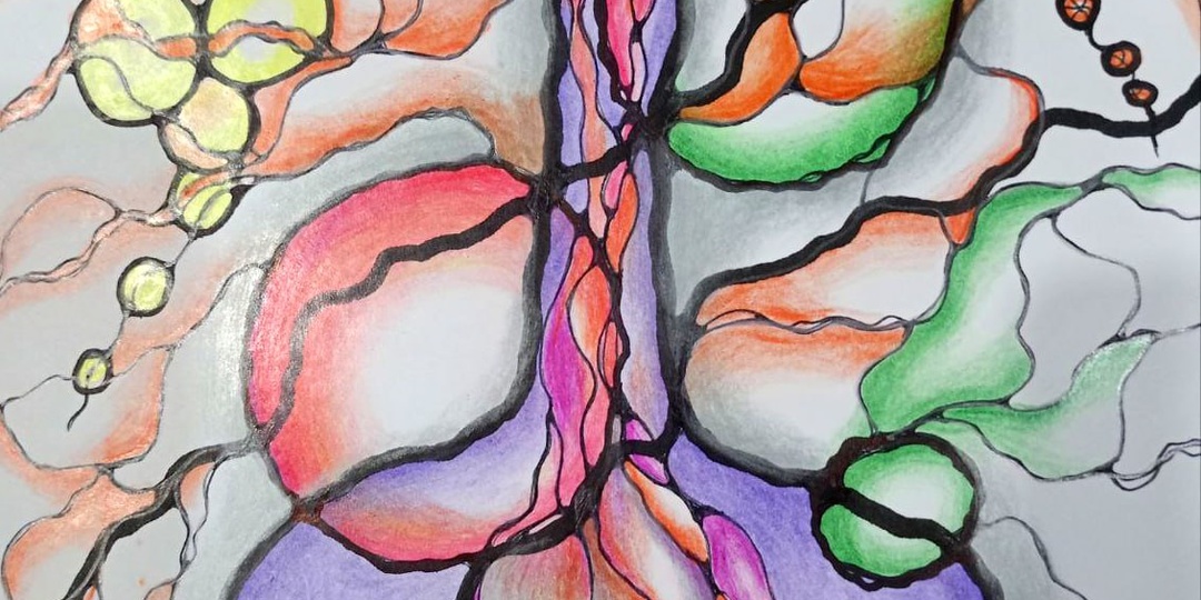 Рисунок на конкурс #нейрососуд прислала слушательница Мария Грачёва