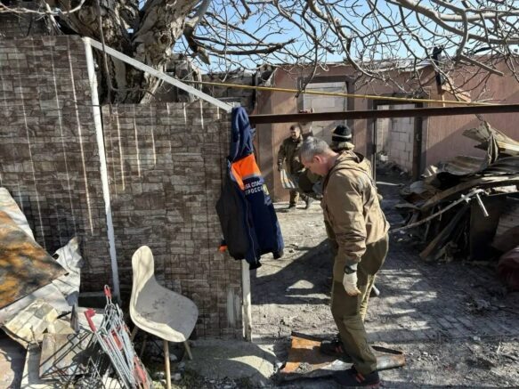    Последствия атаки на Новороссийск. Фото: t.me/kravchenko_glava_nvrsk