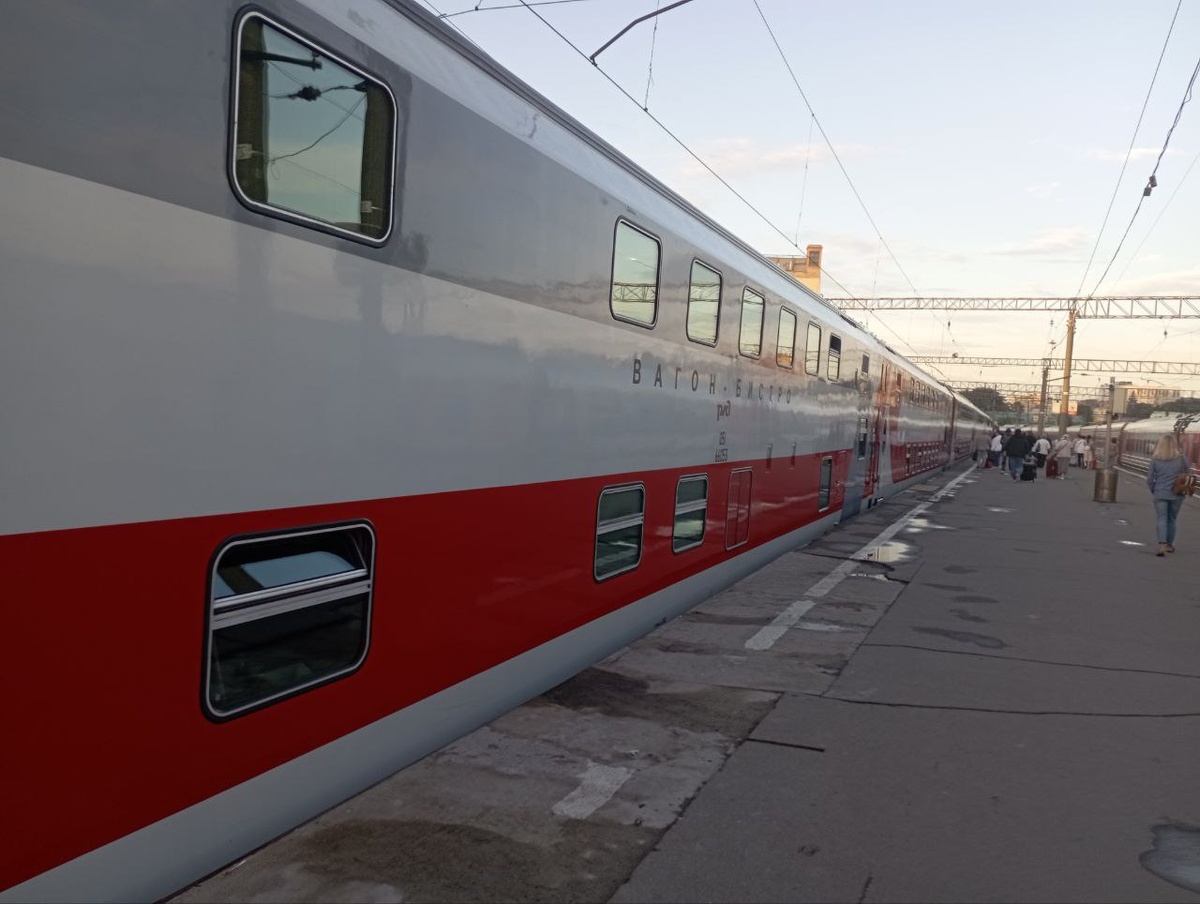 Поезд "Москва - Пенза" . Фото из личного архива автора.