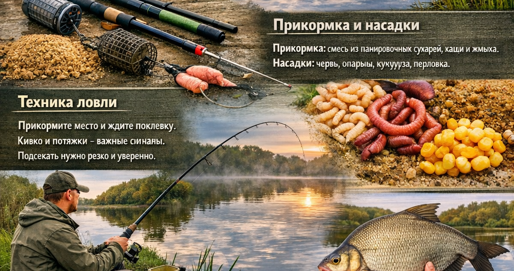 Ловля леща: 10 секретов, которые помогут поймать крупную рыбу даже когда не клюёт.