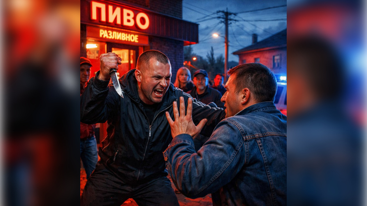    Курянин дважды пырнул ножом товарища