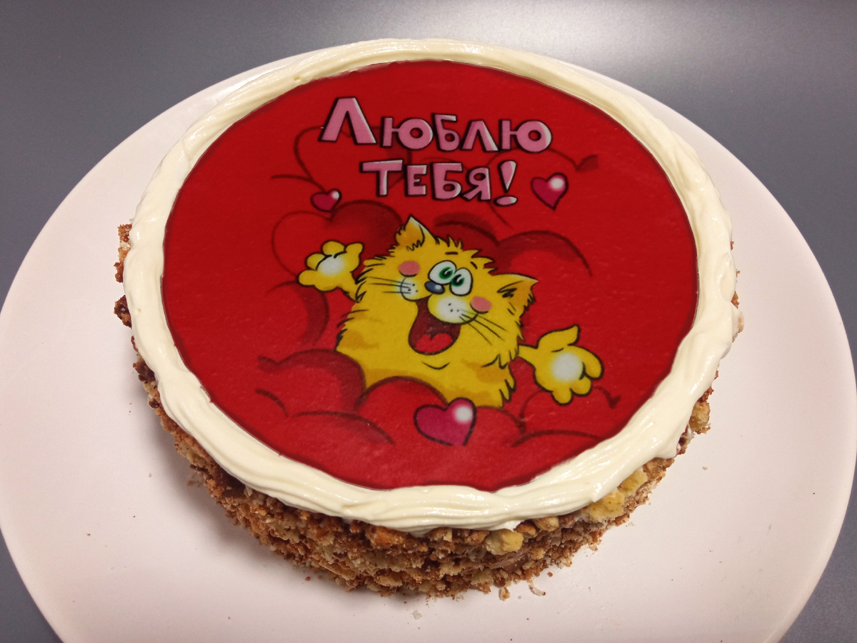 Бисквитный торт с крем-чизом для любимого человека на любой праздник и просто так