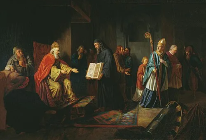 Выбор веры князем Владимиром