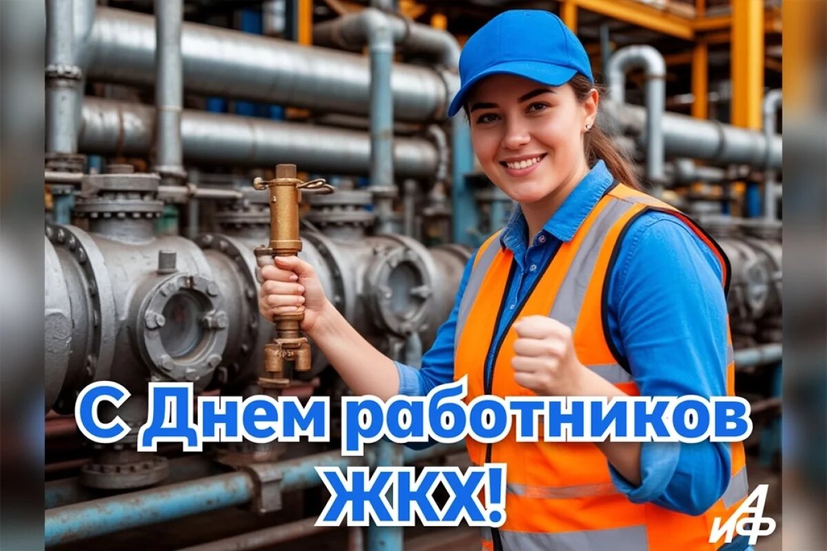   Красивые открытки с Днем работников ЖКХ.