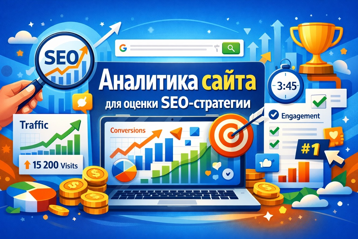 Как оценить успех SEO-стратегии с помощью аналитики сайта
