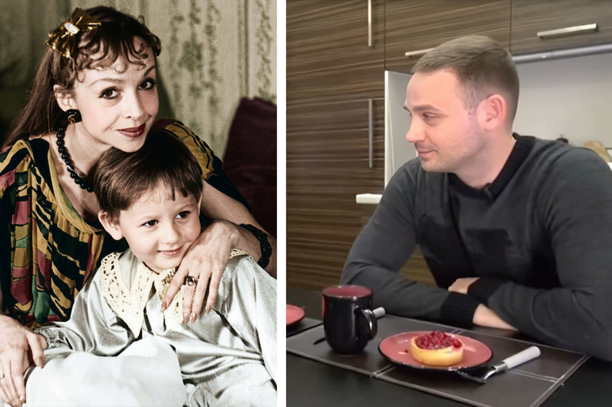 Наталья Седых и её сын