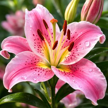 Лилии — одни из самых эффектных цветов