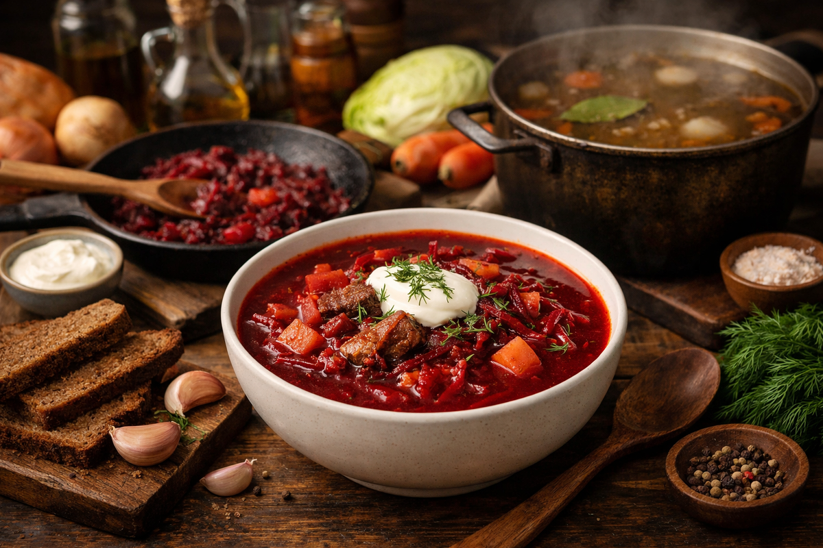 Одна деталь в зажарке — и борщ перестаёт быть «свекольными щами»