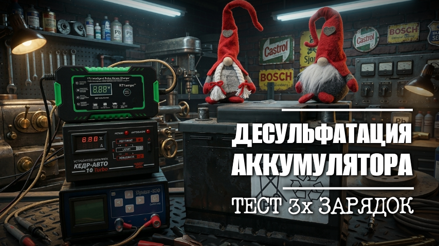 Десульфатация аккумулятора